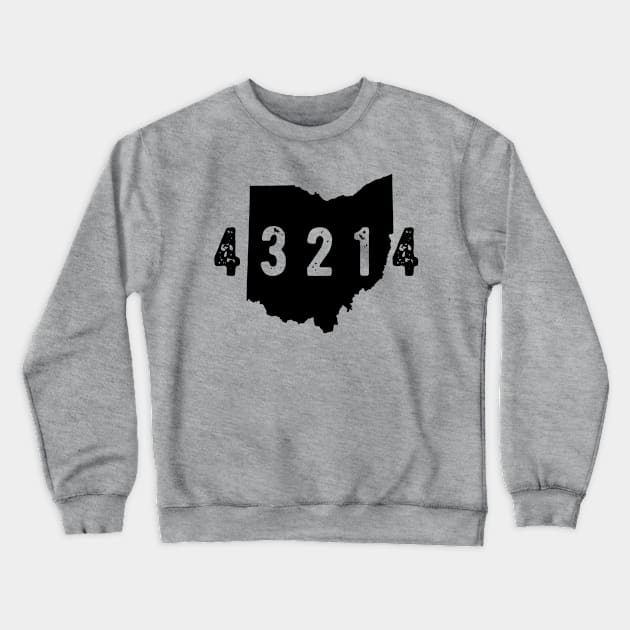 43214 Zip Code Clintonville Columbus Ohio Crewneck Sweatshirt by OHYes